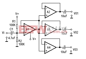 LM324四運放貼片鋁電解電容的應用